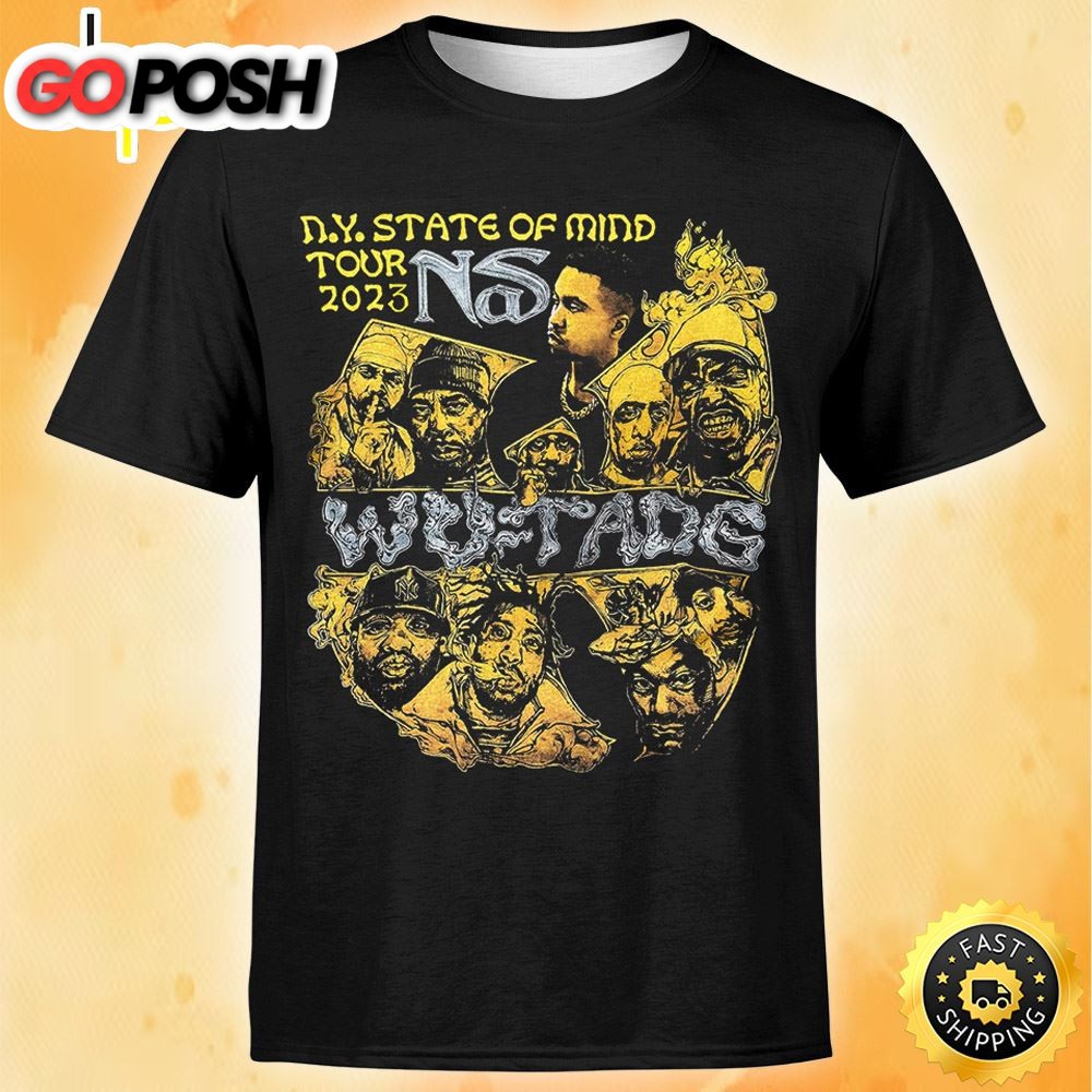 Wu-tang And Nas N.Y State Of Mind Tour 2023 Member Unisex T-shirt