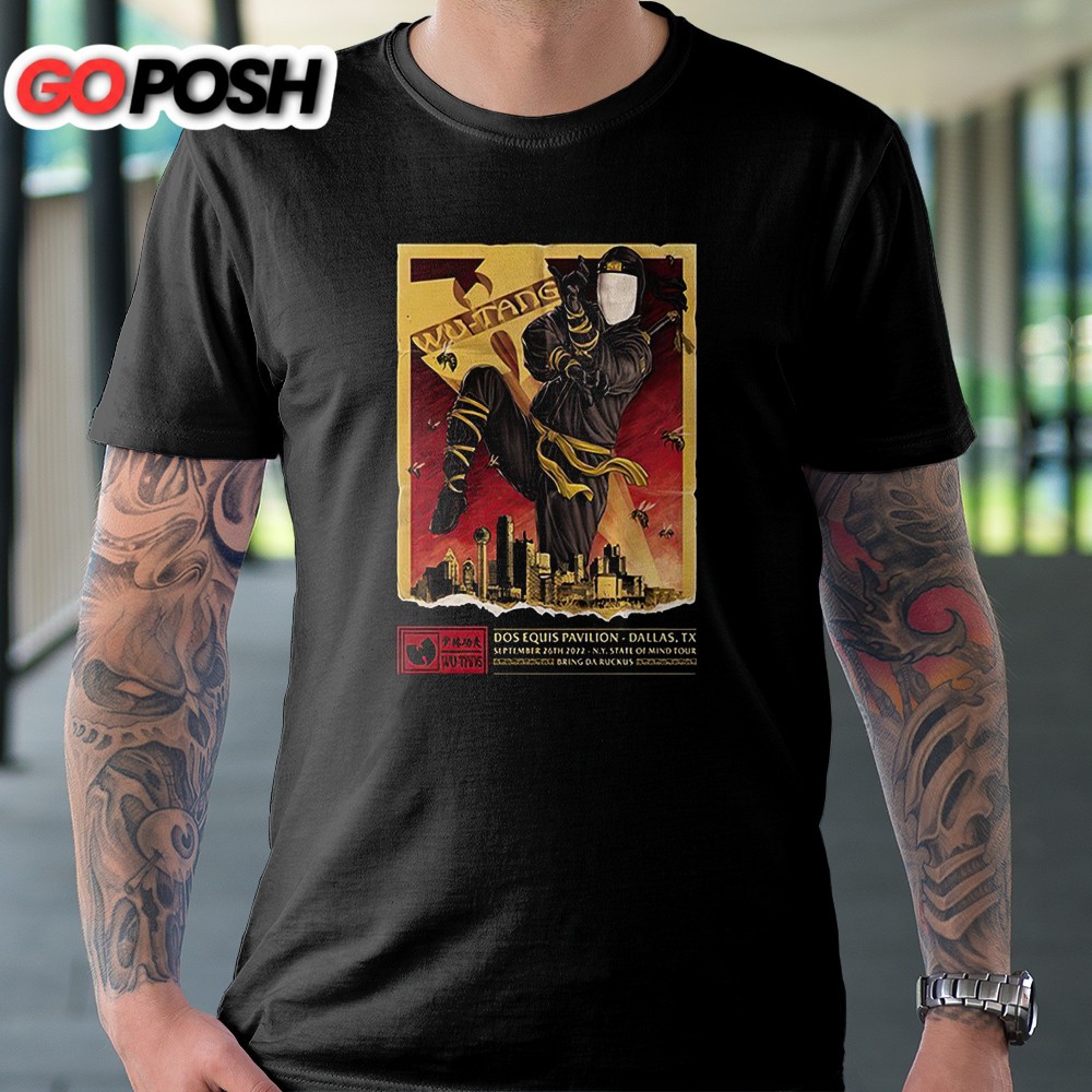 Wu-tang And Nas N.Y State Of Mind Tour 2025 Dos Equis Pavilion Unisex T-shirt