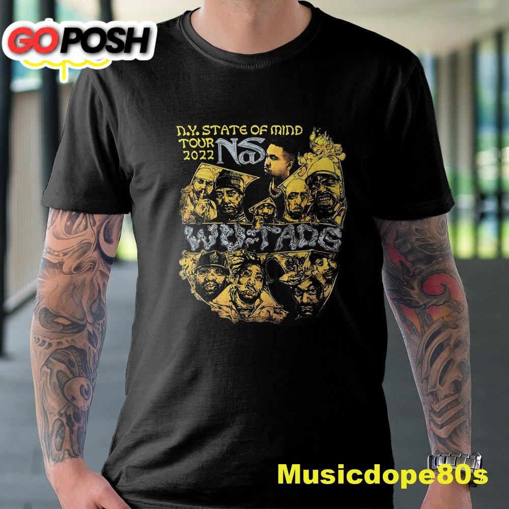 Wu-tang And Nas N.Y State Of Mind Tour 2025 Member Unisex T-shirt