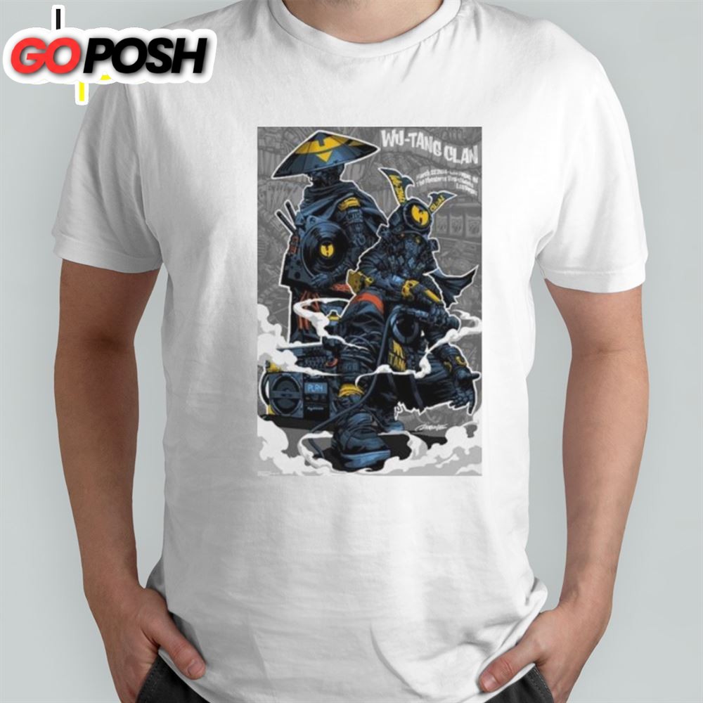 Wu-Tang Clan 2025 Las Vegas, Nv Poster Shirt