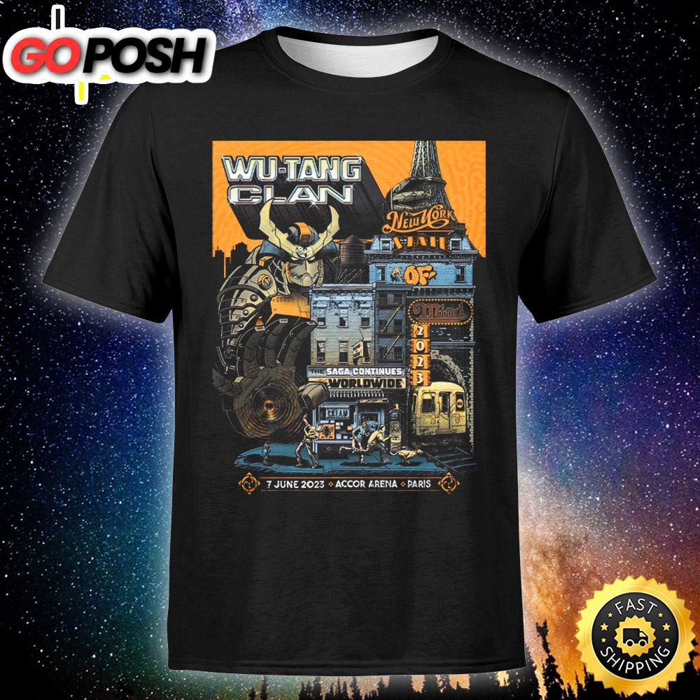 Wu-tang Clan Accor Arena Tonight Tour 2025 Unisex T-shirt