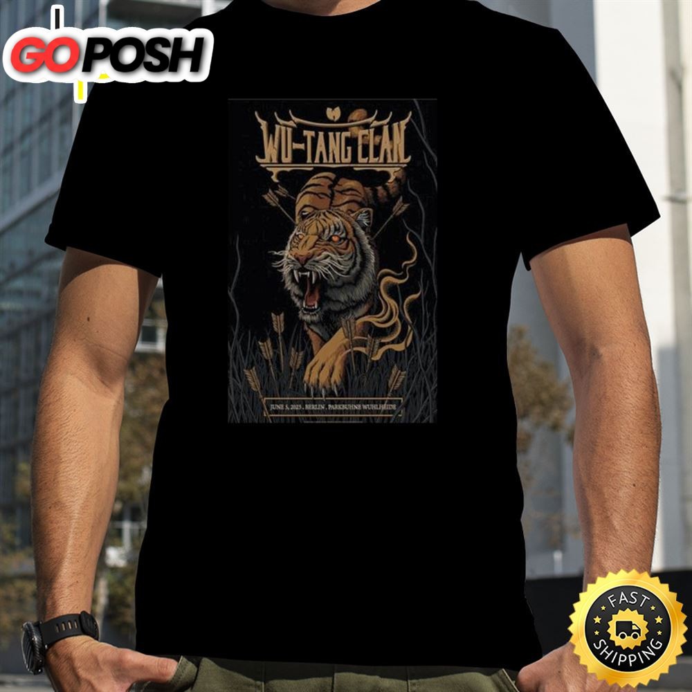 Wu-Tang Clan And Nas Berlin On Moon 5 June 2025 Poster Shirt
