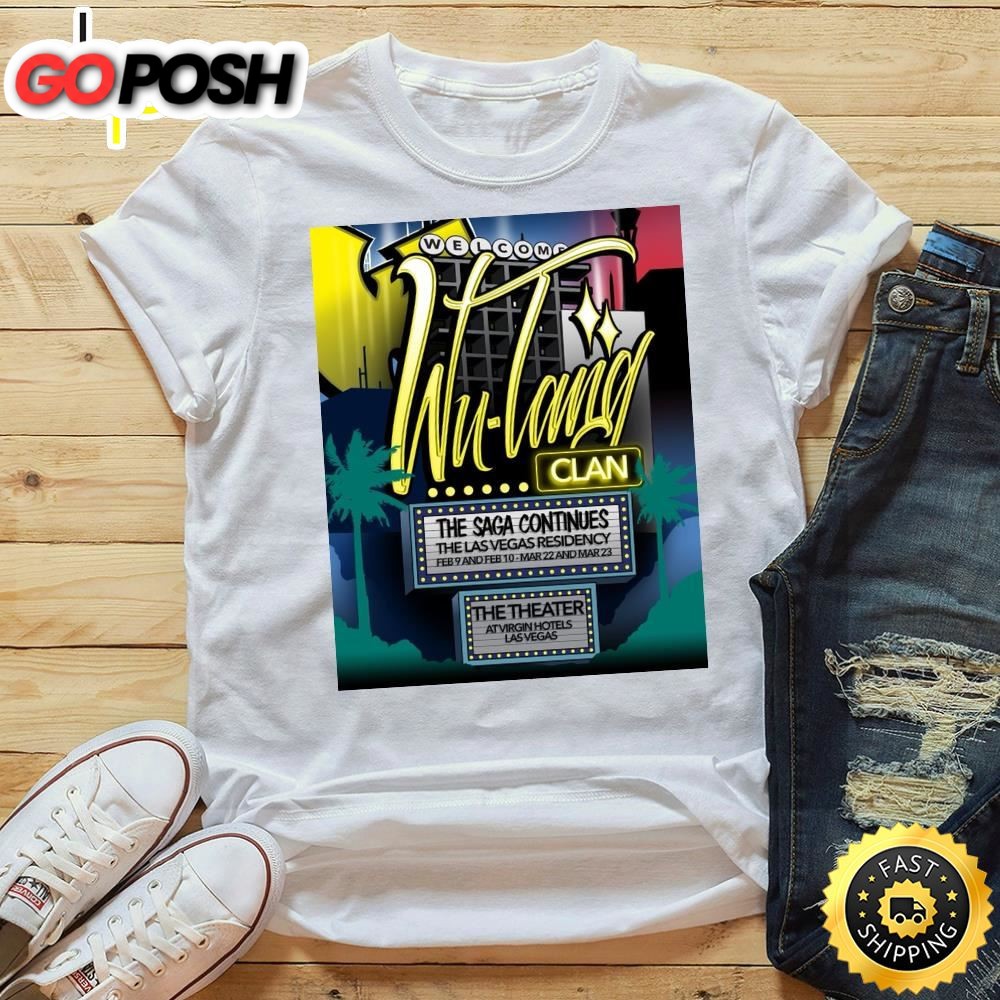 Wu-Tang Clan Announces Las Vegas Residency In 2025 T-Shirt