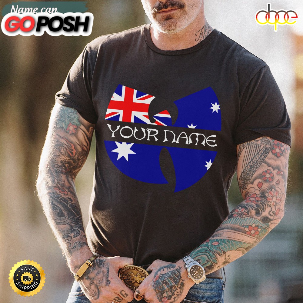 Wu-tang Clan Custom Name Logo Australia Unisex T-shirt