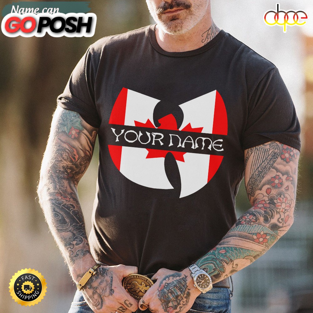 Wu-tang Clan Custom Name Logo CANADA Unisex T-shirt