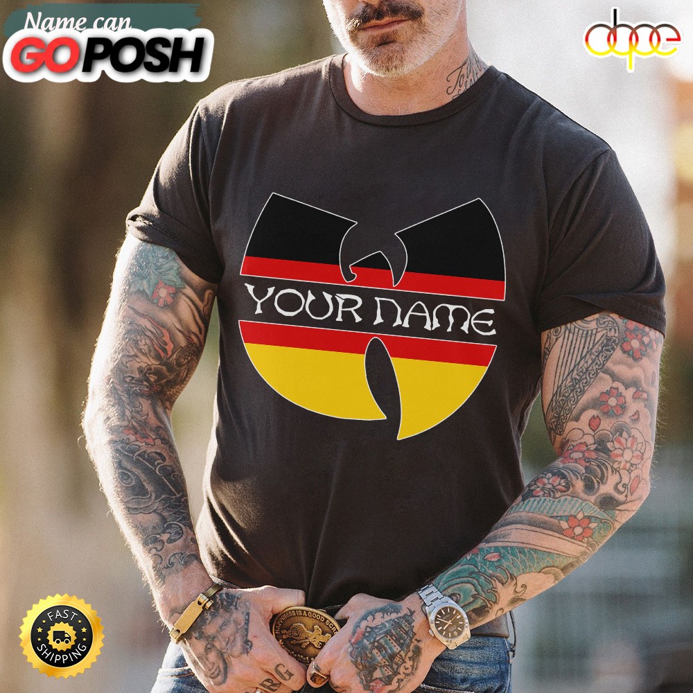 Wu-tang Clan Custom Name Logo Germany Unisex T-shirt