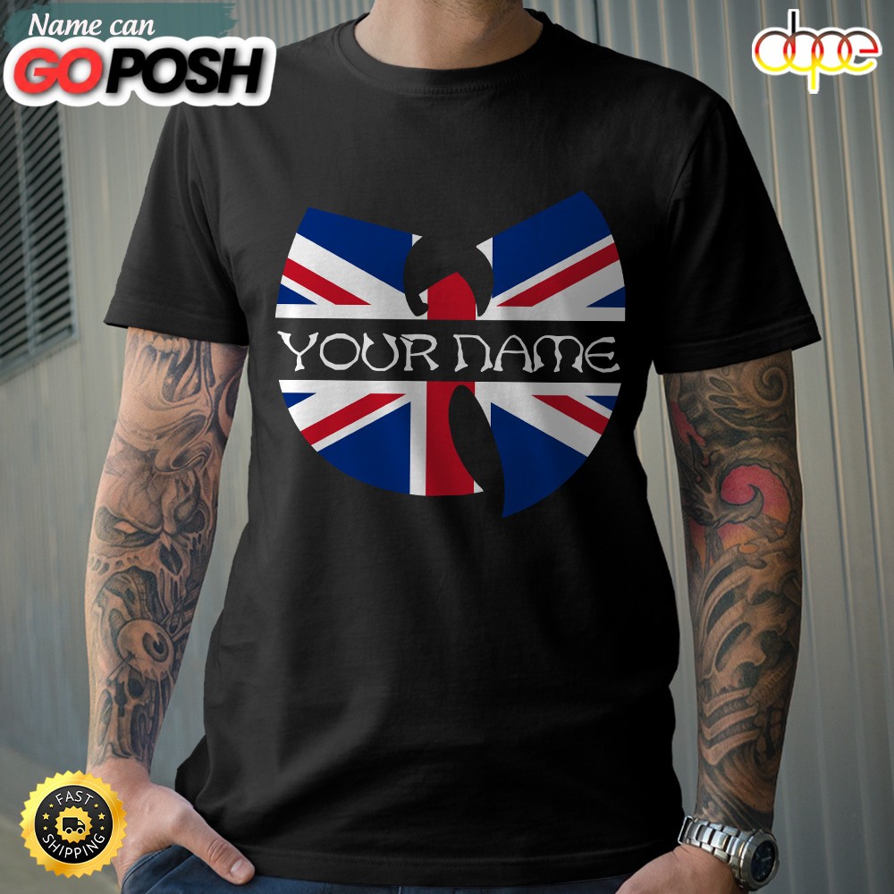 Wu-tang Clan Custom Name Logo United Kingdom Unisex T-shirt
