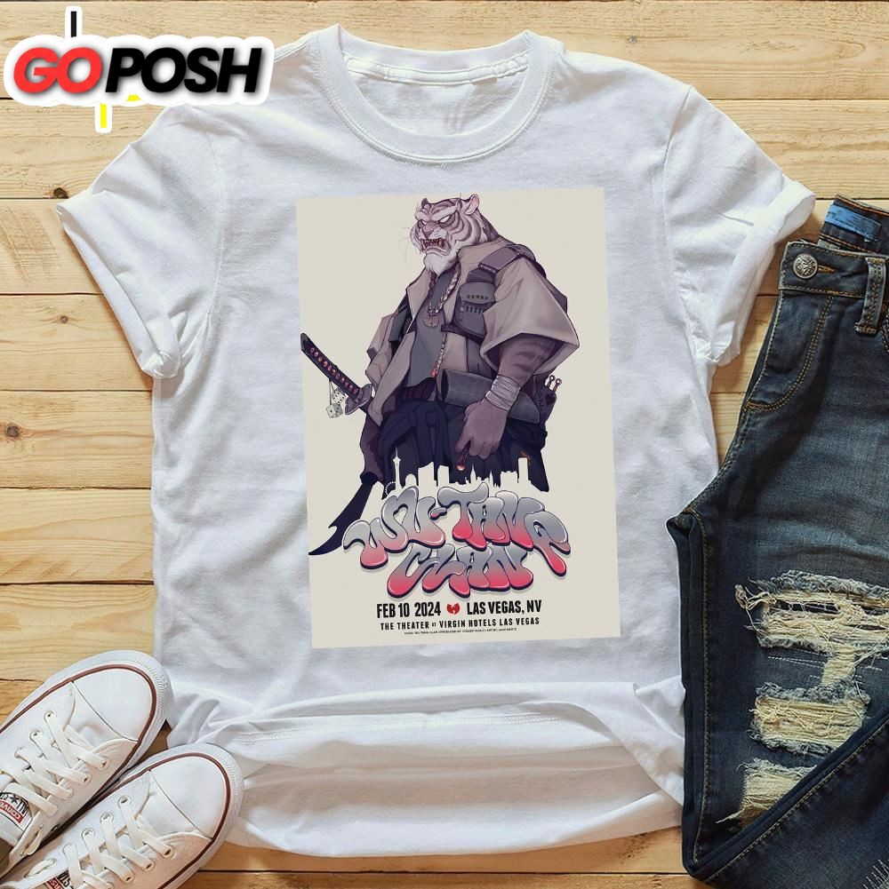 Wu-Tang Clan February 10, 2025, Las Vegas, NV unisex t-shirt