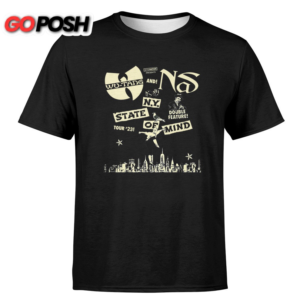 wu-tang-clan-nas-new-york-state-of-mind-tour-2023-unisex-t-shirt-cm71fpnh Wu-tang Clan & Nas New York State Of Mind Tour 2023 Unisex T-shirt