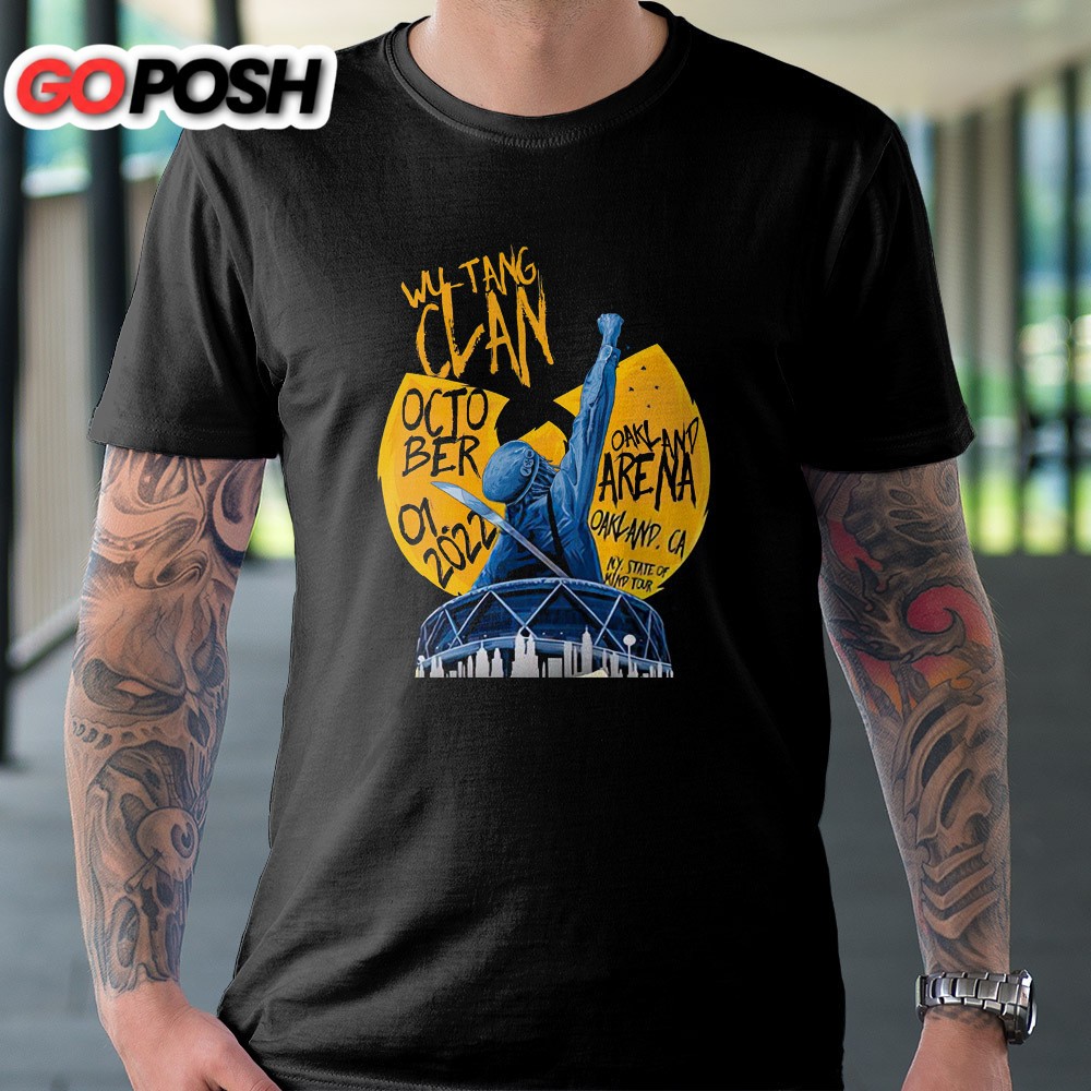 Wu-tang Clan New York State Of Mind Tour 2025 Oakland Arena T-shirt