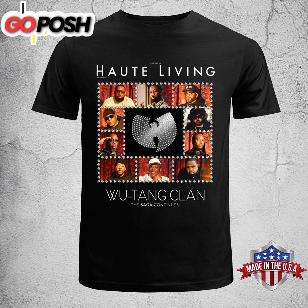 Wu-Tang Clan The Saga Continues Haute Living Unisex T-Shirt