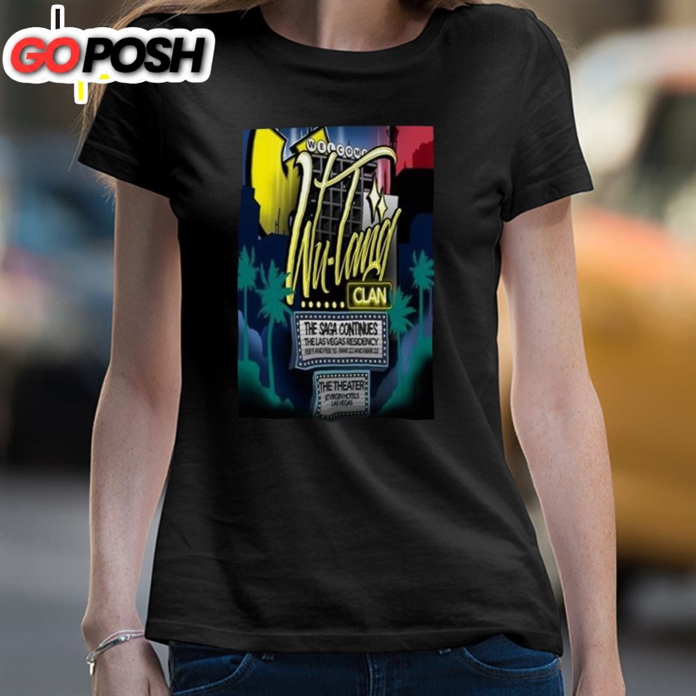 Wu Tang Clan The Theater at Virgin Hotels Las Vegas NV March 22 & 23 2025 t-shirt