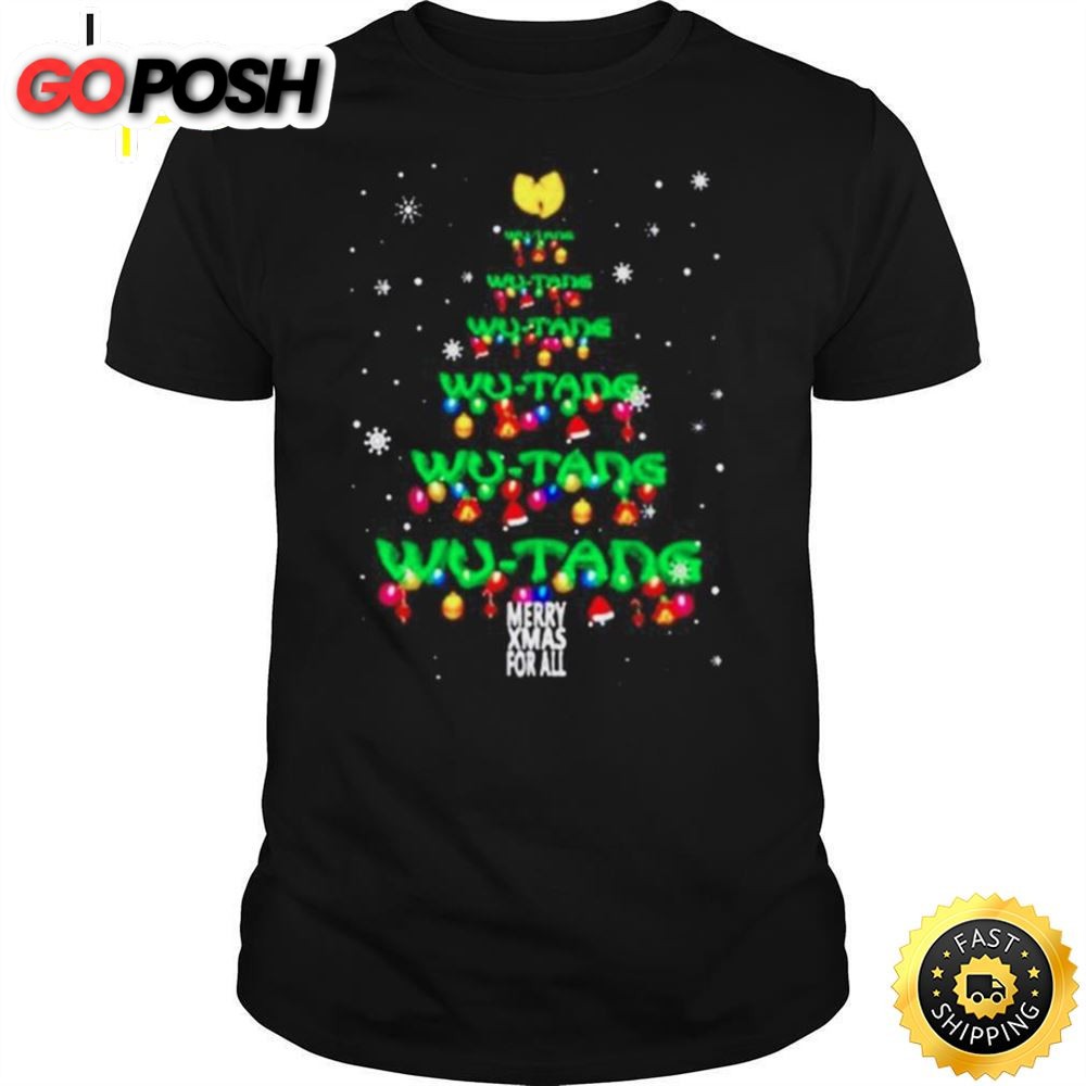 Wu Tang Clan Tree Merry Xmax For All Chirstmas Shirt