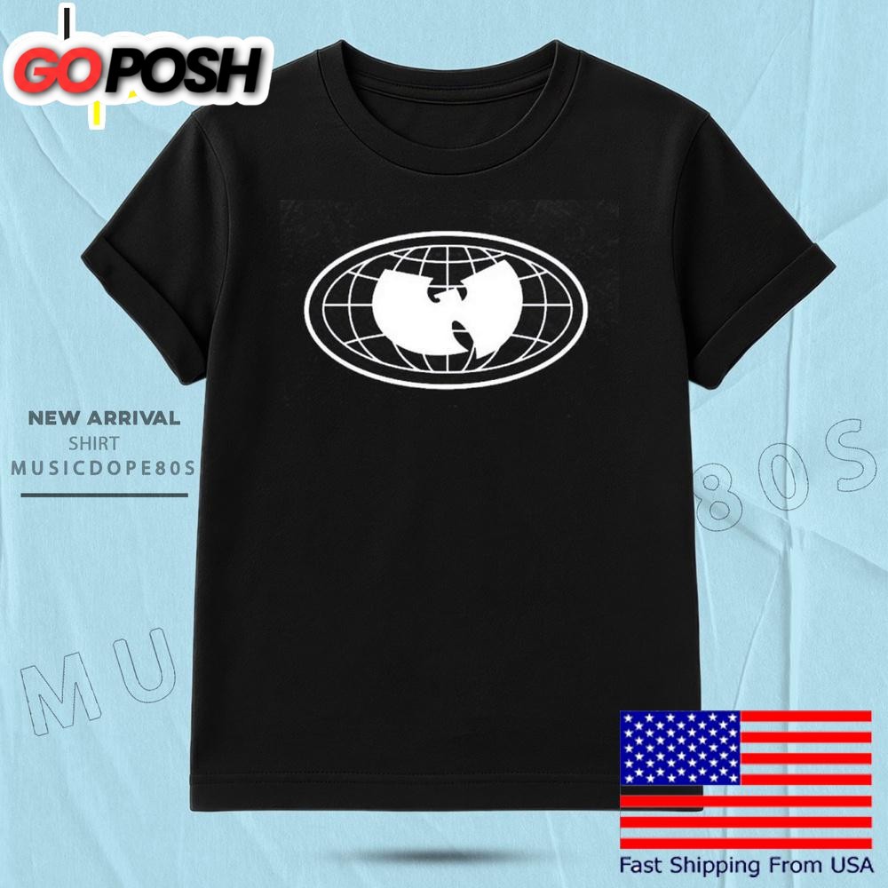 Wu Tang Clan Wu Globe Logo T Shirt