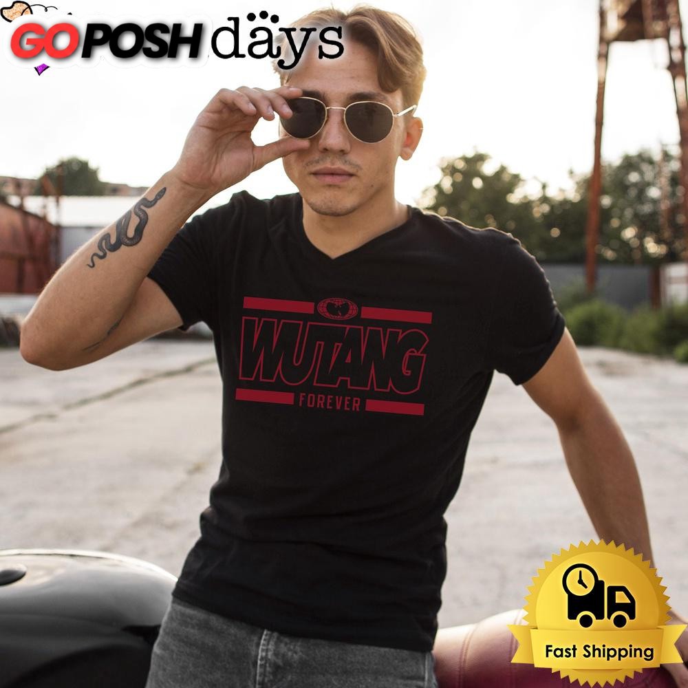 Wu-Tang Forever Red And Black T Shirt
