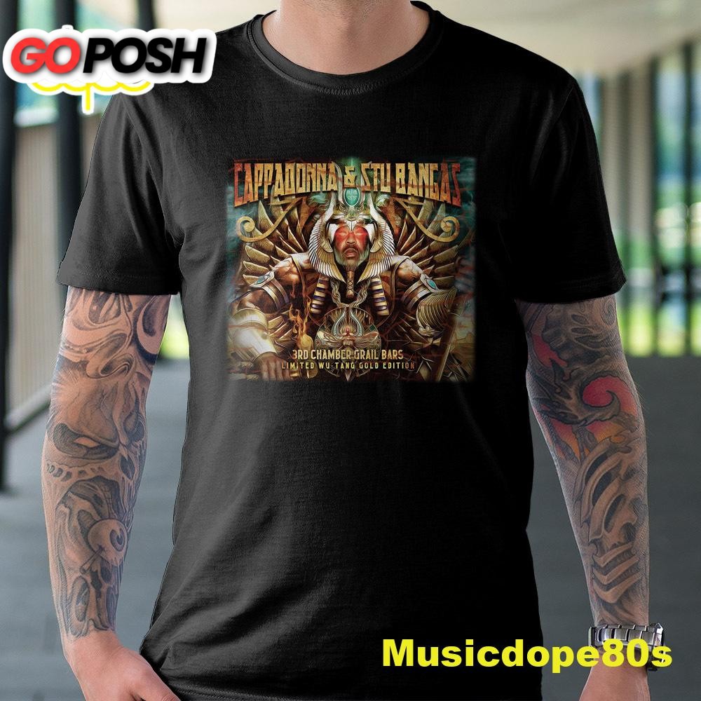 Wu-Tang Gold Edition 3rd Chamber Grail Bars Limited Unisex Tshirt