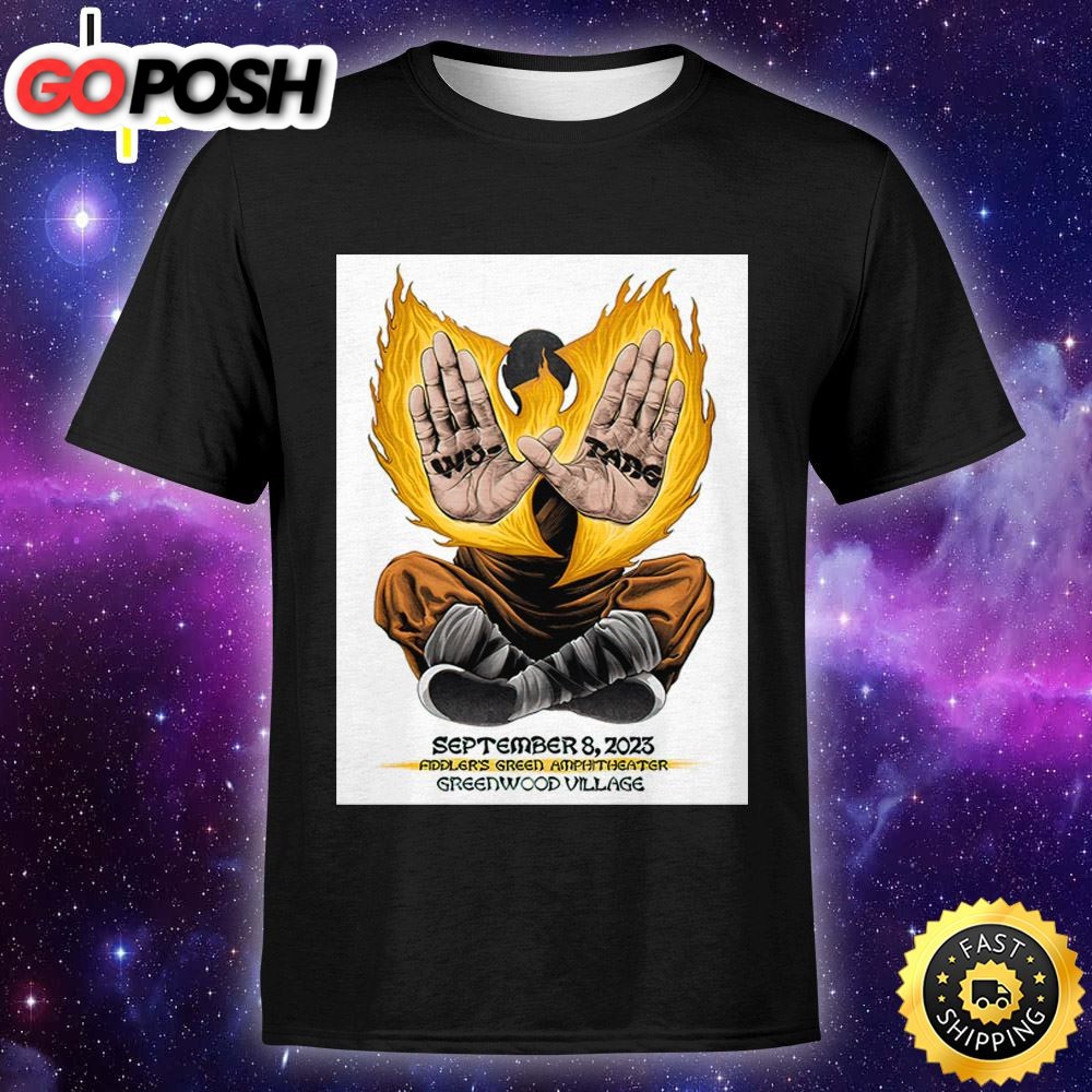 Wu-Tang Tour 2025 September 8th Fiddlers Green Amphitheater Greenwood Village Unisex T-shirt