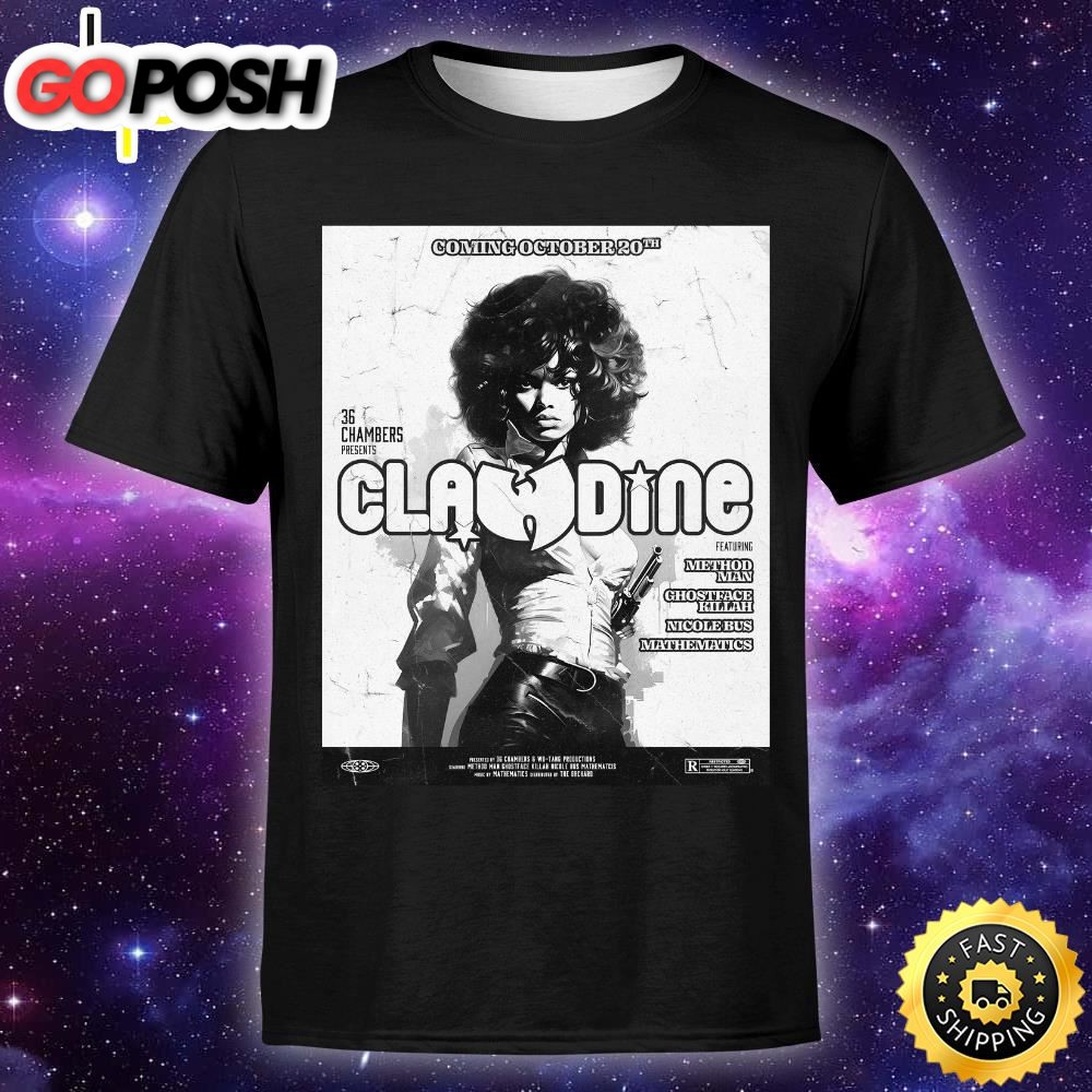 Wutang Clan Claudine Method Man, Ghostface Killah, Nicole Bus & Mathematics The Saga Shirt