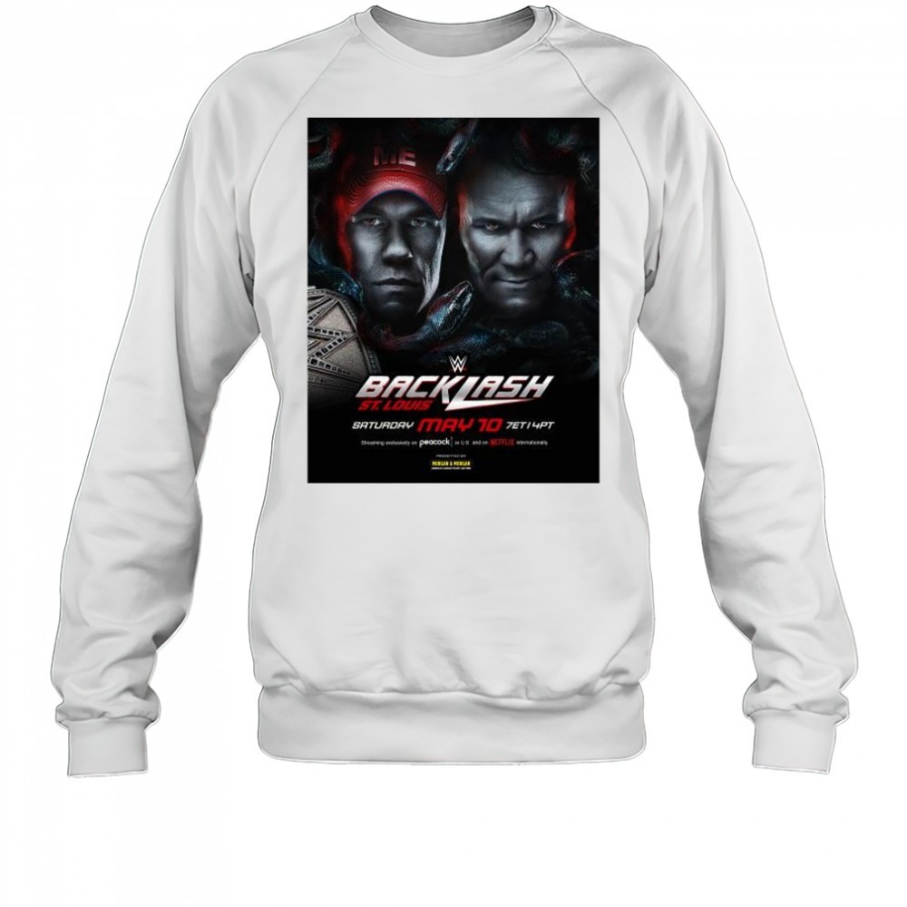 wwe-backlash-john-cena-will-defend-the-undisputed-wwe-championship-against-randy-mg06lv53 WWE Backlash John Cena will defend the Undisputed WWE Championship against Randy Orton St. Louis May 10 2025 t-shirt