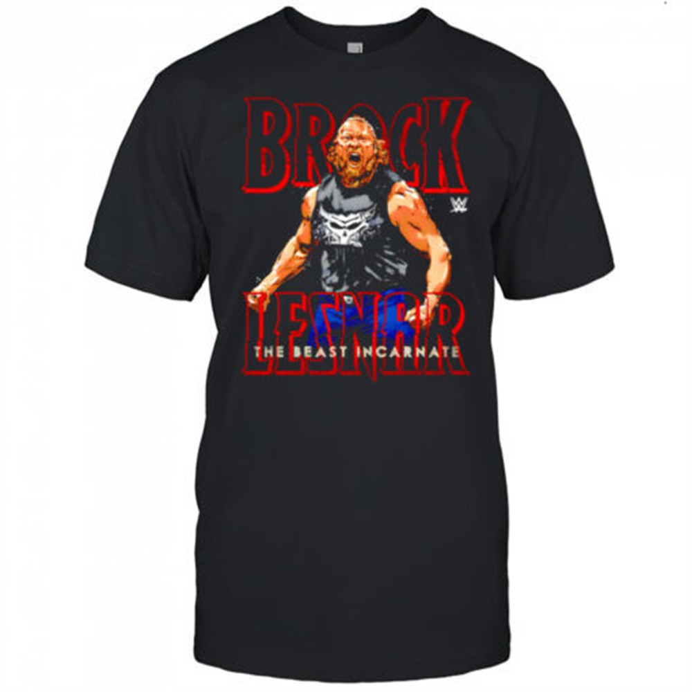 wwe-brock-lesnar-the-beast-incarnate-taunt-design-style-shirt-8db3czno WWE Brock Lesnar The Beast Incarnate Taunt design style shirt