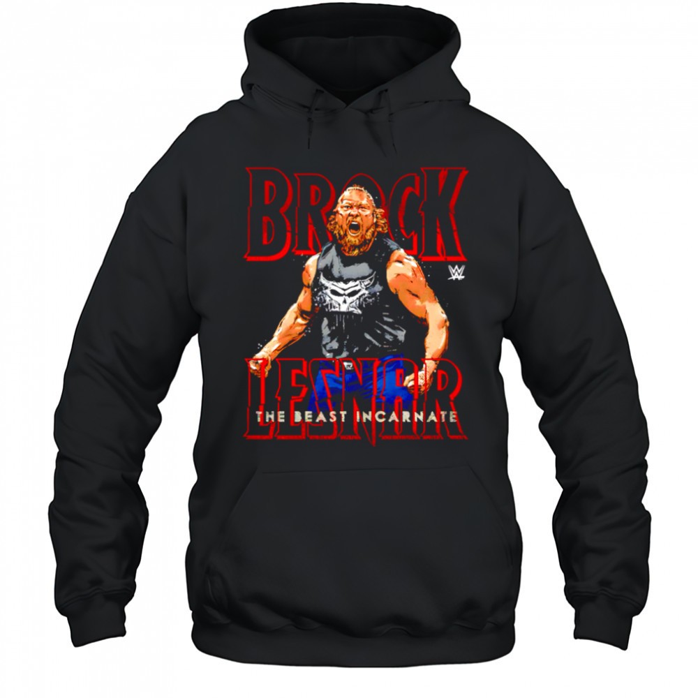 WWE Brock Lesnar The Beast Incarnate Taunt design style shirt