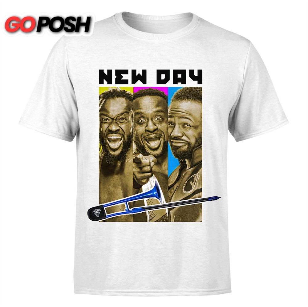 WWE Kofi Kingston Xavier Woods Big E New Day T Shirt