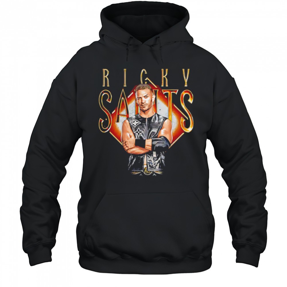 WWE Ricky Saints Pose design style shirt