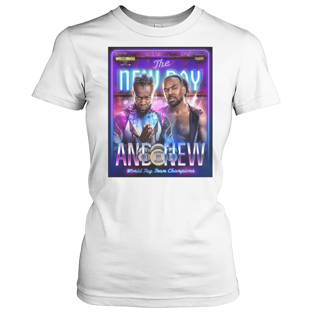 wwe-wrestlemania-41-las-vegas-and-new-the-new-day-world-tag-team-champion-t-shir-2wwqesyb Wwe Wrestlemania 41 Las Vegas And New The New Day World Tag Team Champion T-shirt