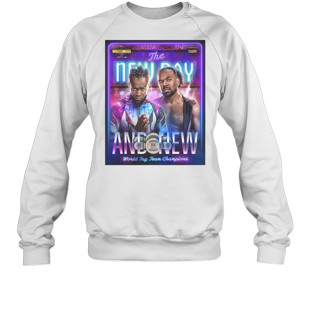 Wwe Wrestlemania 41 Las Vegas And New The New Day World Tag Team Champion T-shirt
