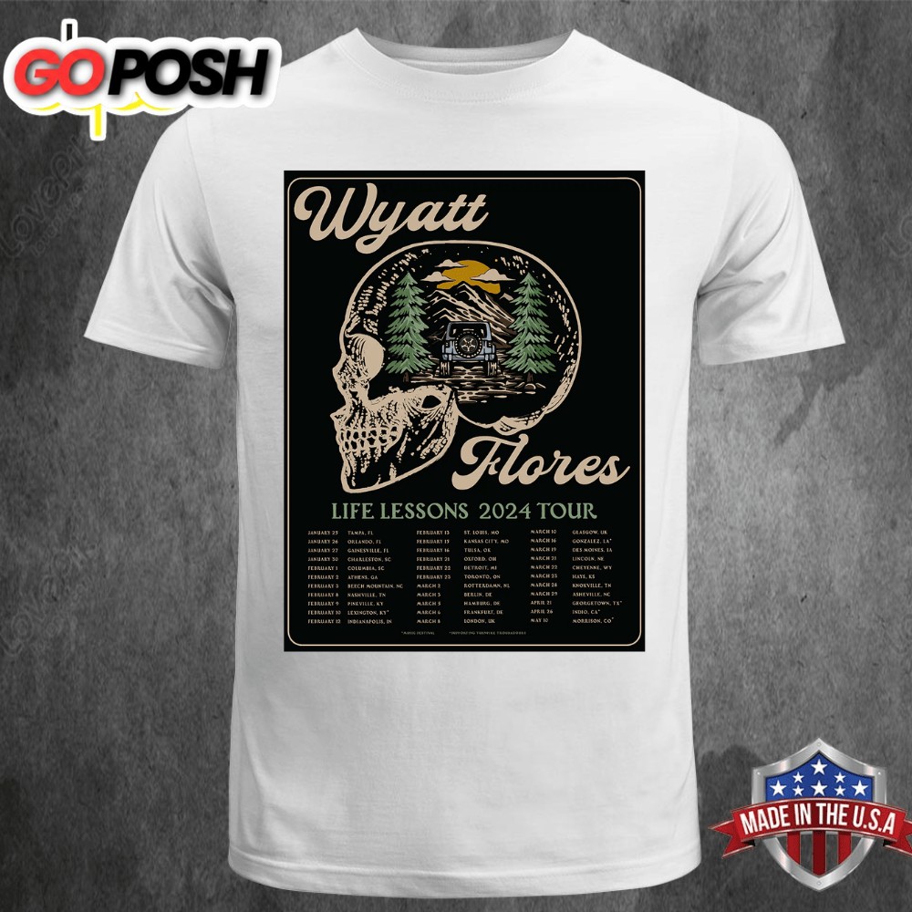 Wyatt Flores VIP-Only Skull Forest LL Tour Poster Unisex T-shirt