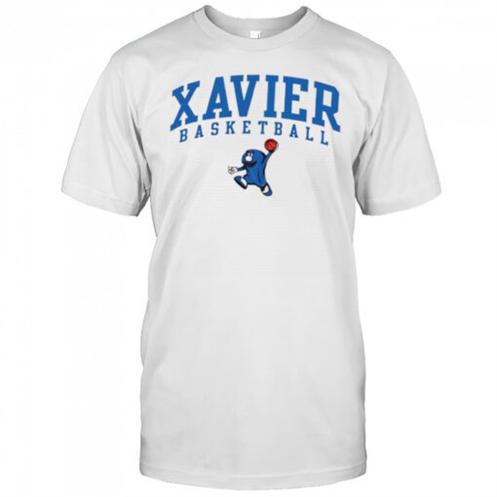 xavier-musketeers-basketball-blue-blob-shirt-hjg5p62s Xavier Musketeers Basketball Blue Blob shirt