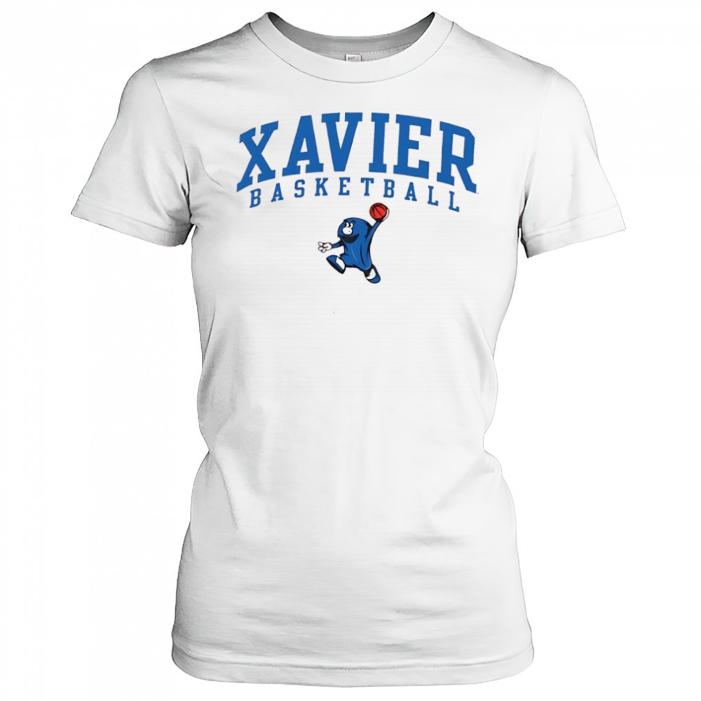 xavier-musketeers-basketball-blue-blob-shirt-hjg5p62s Xavier Musketeers Basketball Blue Blob shirt