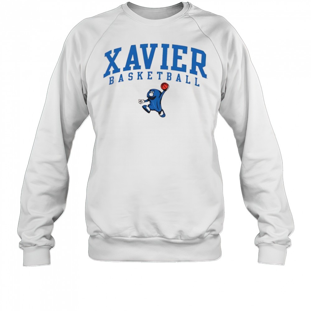 xavier-musketeers-basketball-blue-blob-shirt-hjg5p62s Xavier Musketeers Basketball Blue Blob shirt