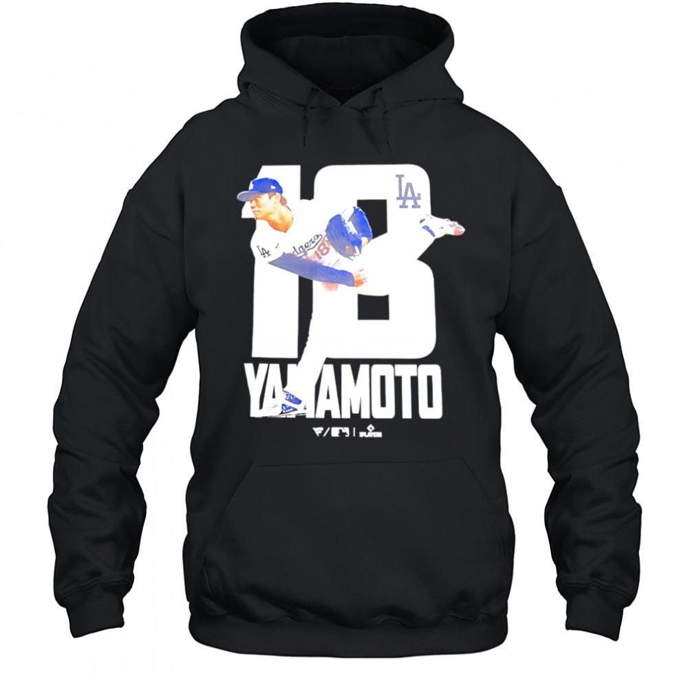 Yamamoto number 18 pitcher for the Los Angeles Dodgers shirt