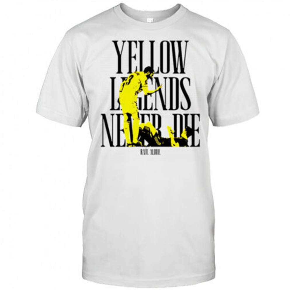 yellow-legends-never-die-raul-albiol-shirt-9xo6dzs8 Yellow Legends never die Raúl Albiol shirt