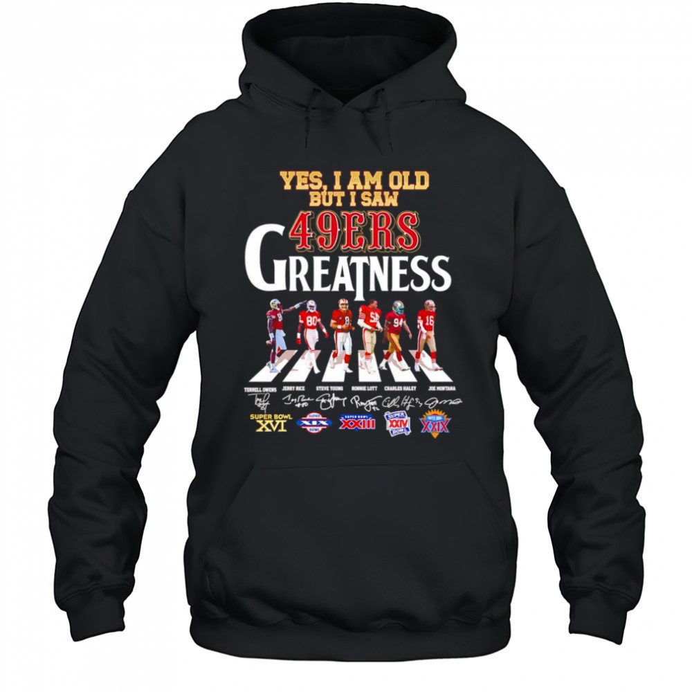 Yes I am old but I saw 49ers greatness Abbey Road shirt