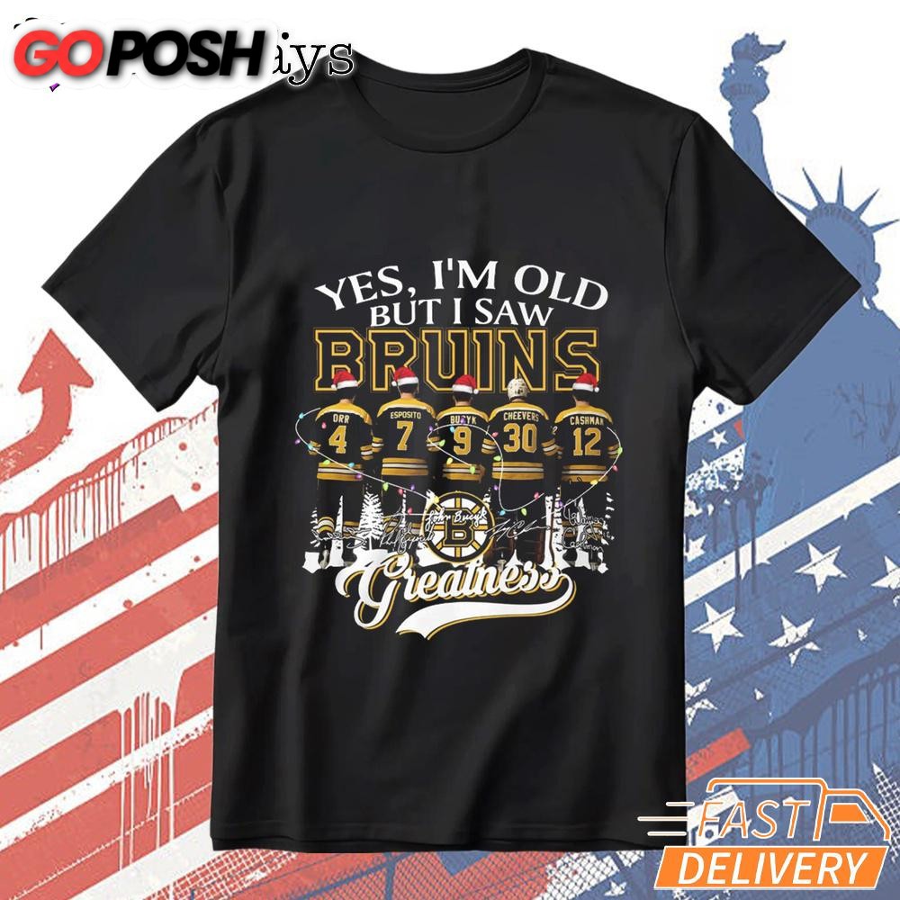 Yes I’m Old But I Saw Boston Bruins Christmas T-Shirt