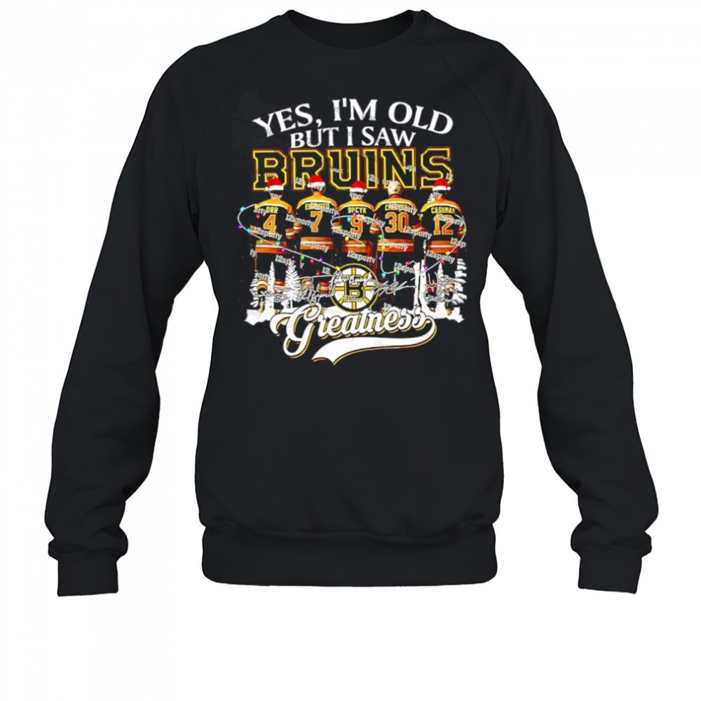 yes-im-old-but-i-saw-boston-bruins-greatness-legends-christmas-signatures-shirt-ikb3z5yj Yes im old but i saw Boston Bruins greatness legends Christmas signatures shirt