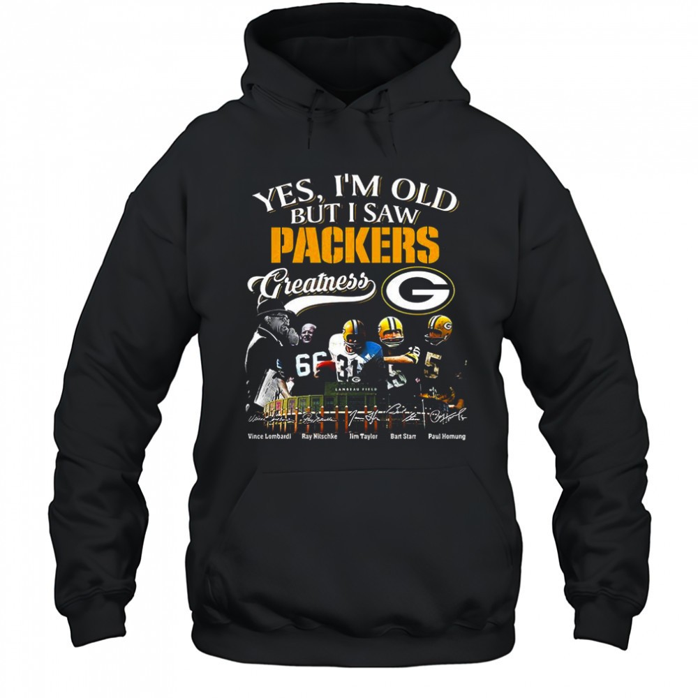 Yes Im old but I saw Green Bay Packers greatness Legends signature shirt