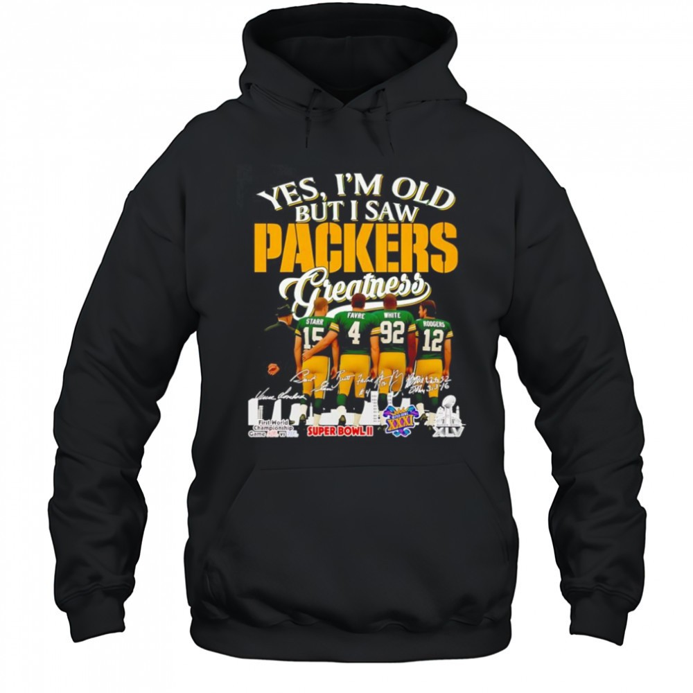Yes Im old but I saw Packers greatness back players signature shirt