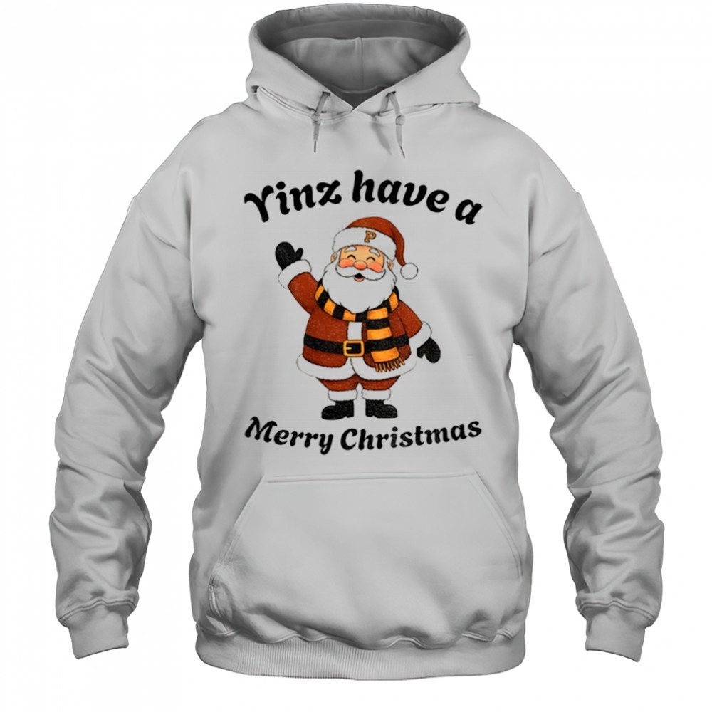 Yinz Have a Merry Christmas Santa Pittsburgh Holiday shirt