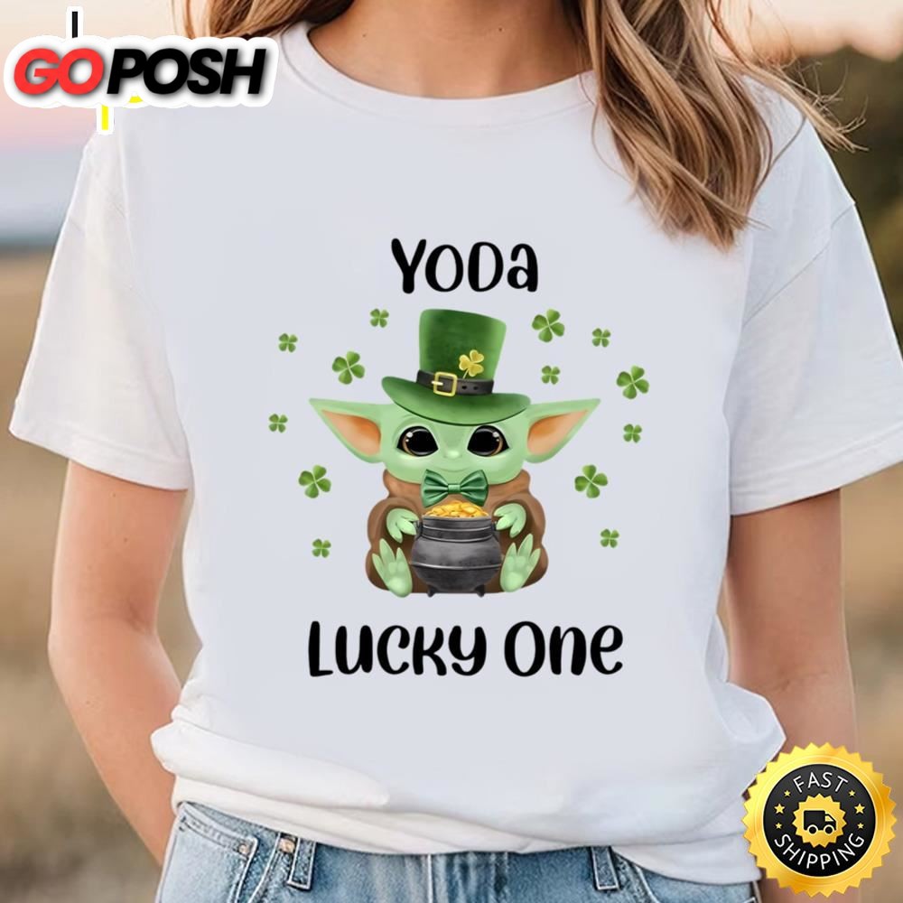 Yoda Lucky One St Patricks Day Shirt