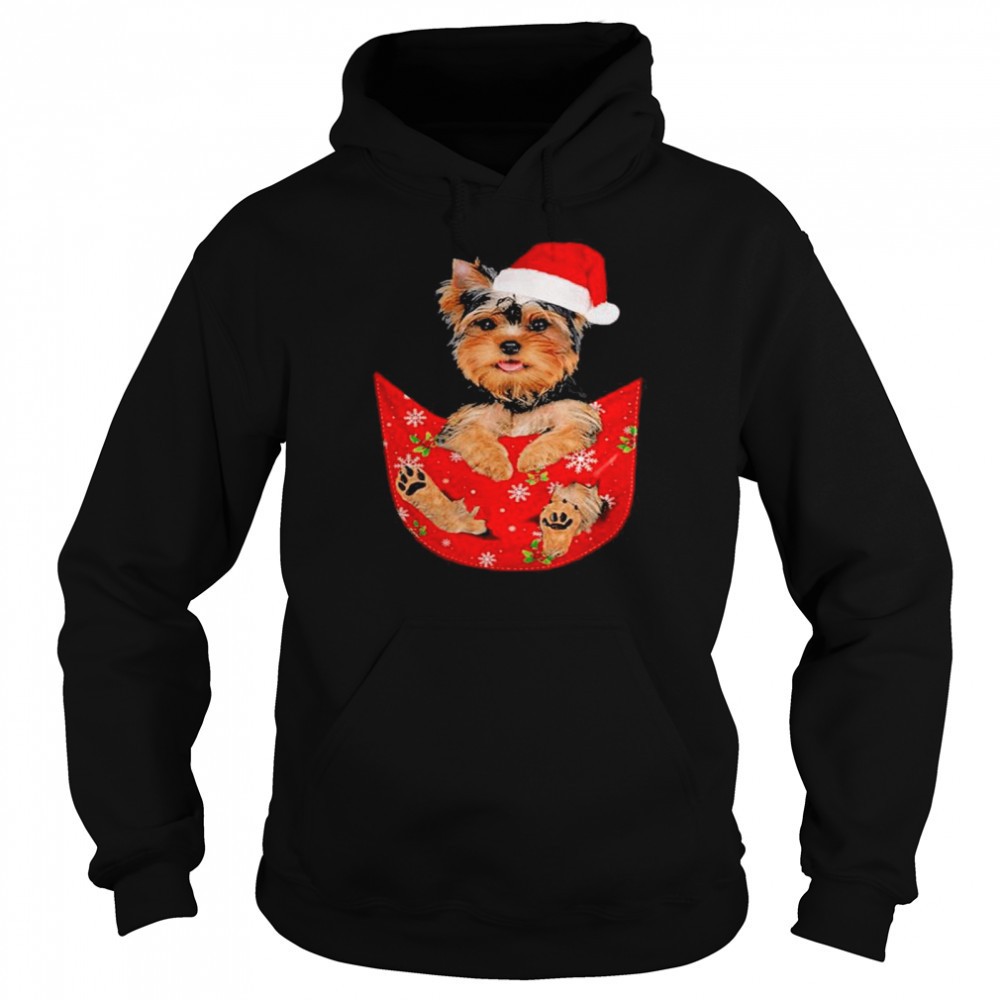 Yorkshire terrier claus for christmas shirt