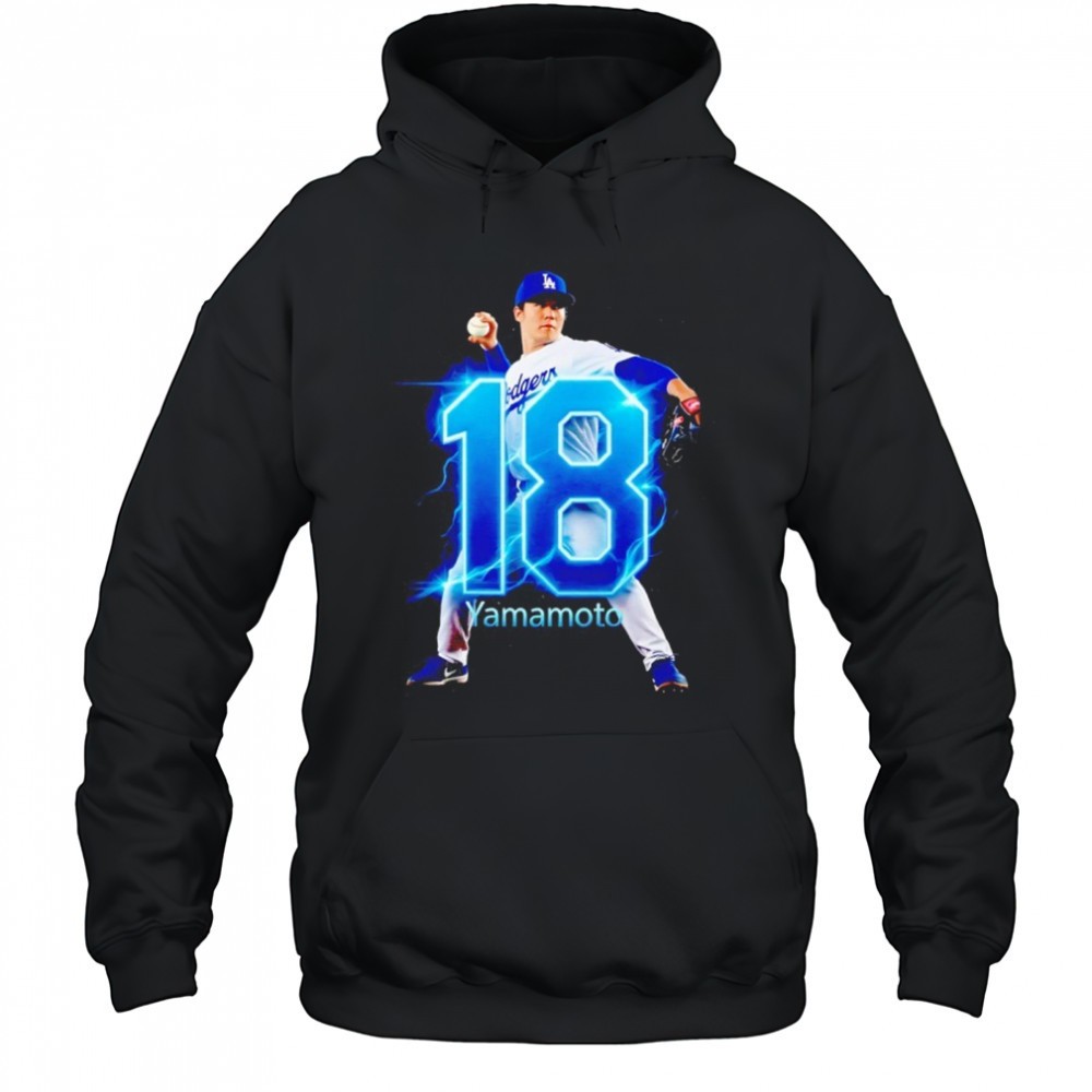 Yoshinobu Yamamoto LA Dodger #18 shirt