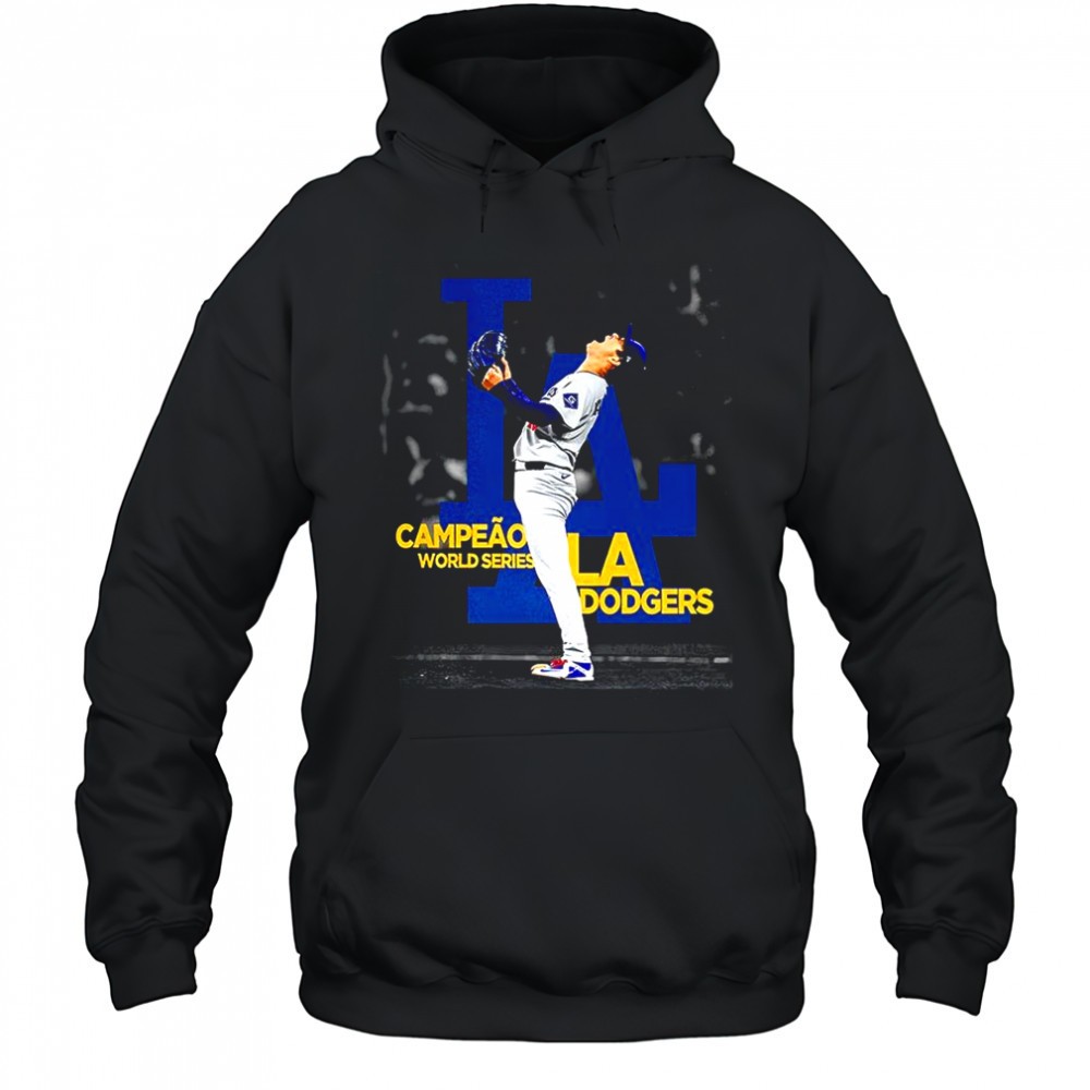 Yoshinobu Yamamoto Los Angeles Dodgers World Series Champions 2025 celebration shirt