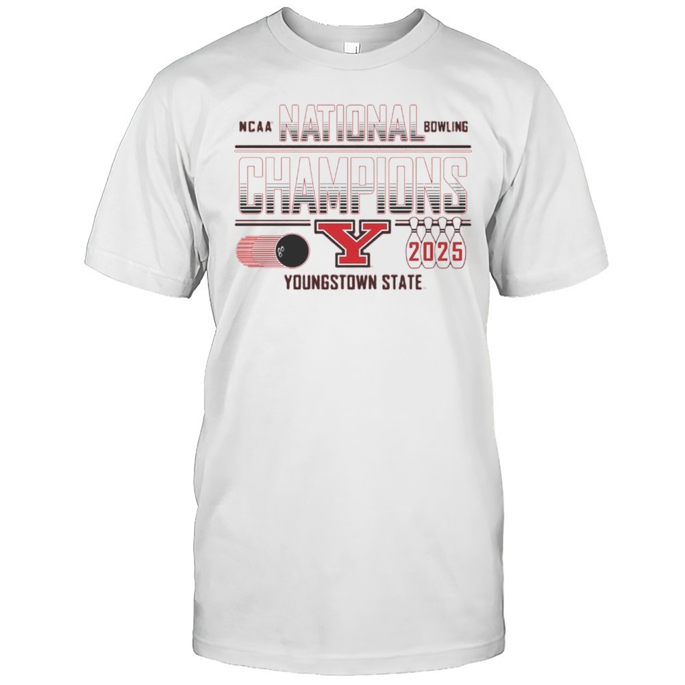 youngstown-state-penguins-2025-ncaa-bowling-national-champions-win-jacksonville-81q4h3h0 Youngstown State Penguins 2025 NCAA Bowling National Champions Win Jacksonville State Gamecocks T-shirt