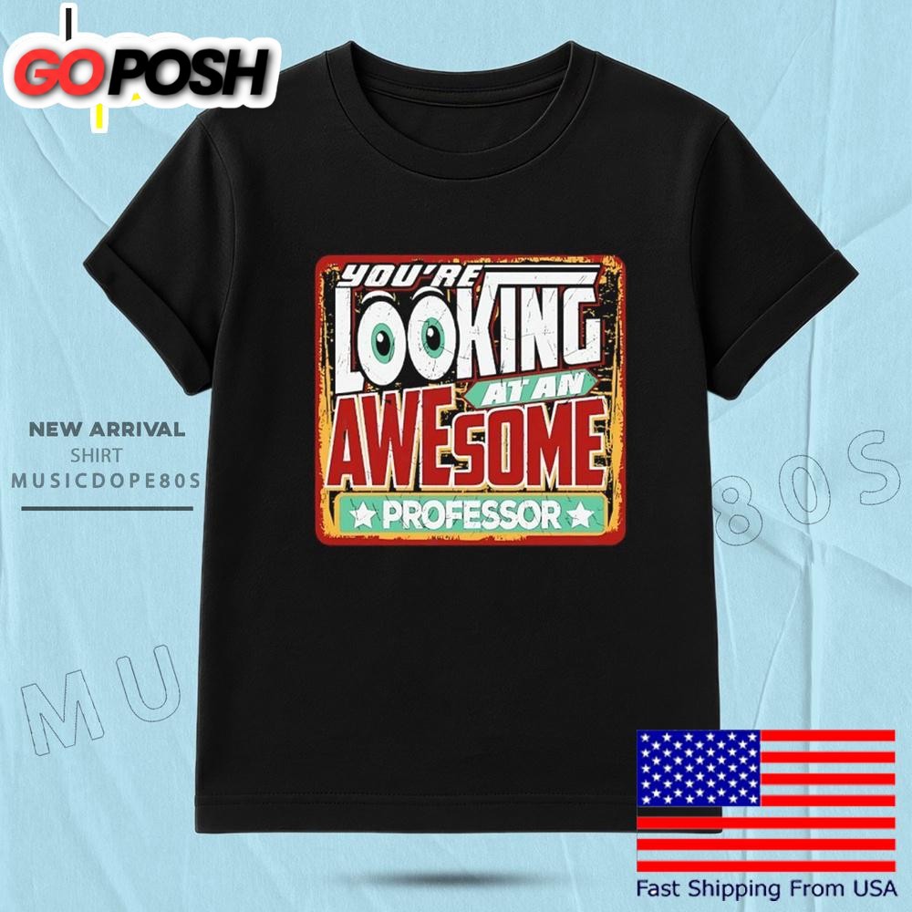 You’re Looking At An Awesome Professor T Shirt