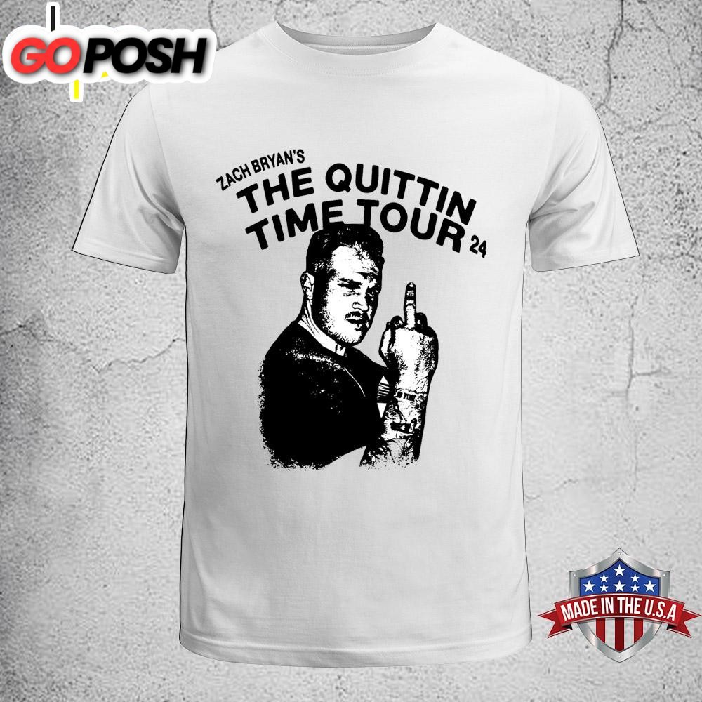 Zach Bryan The Quittin Time Tour 2024 Music Unisex T-Shirt