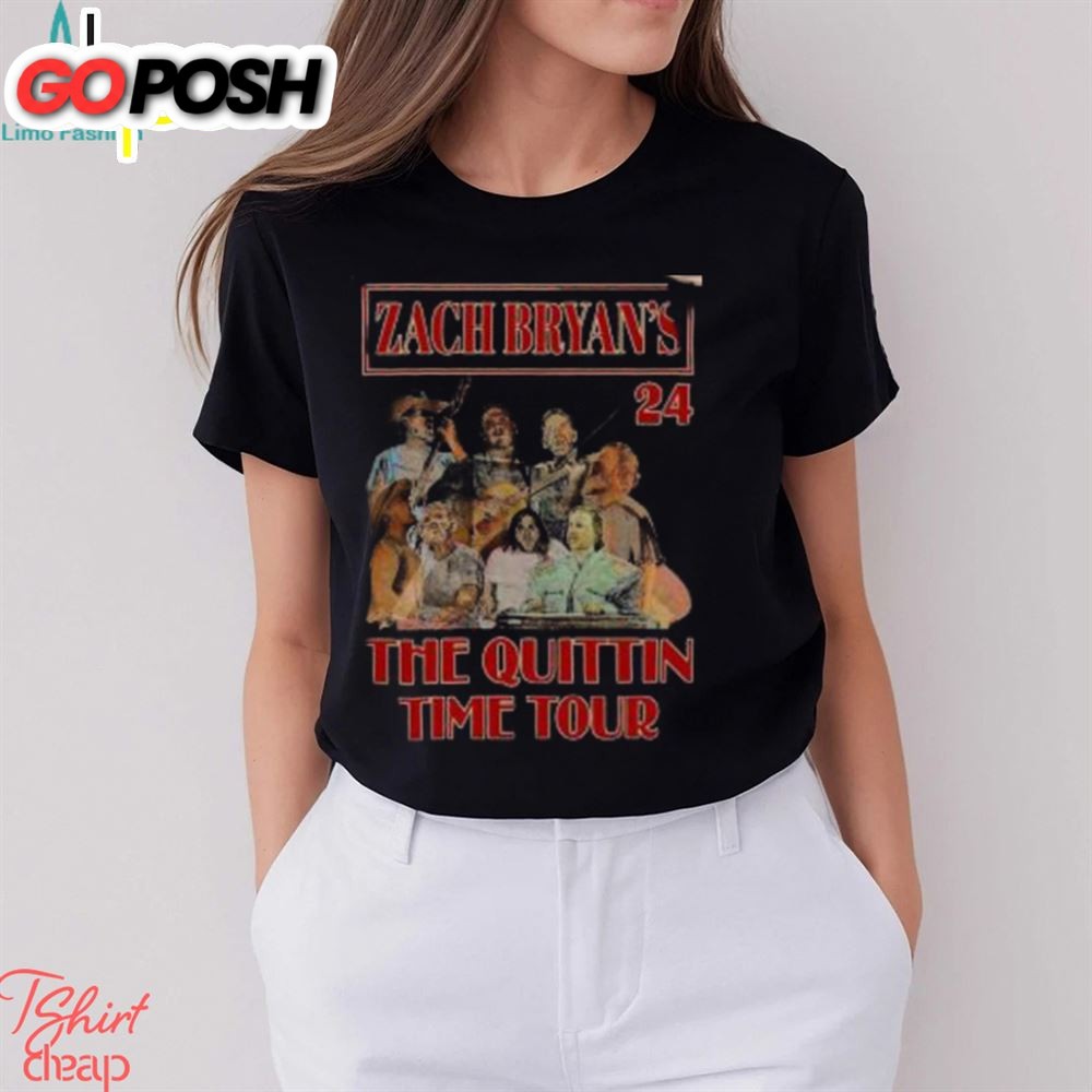 Zach Bryan Tour 2025 With Special Guests Merch, Zach Bryan The Quittin Time Tour 2025 Shirt