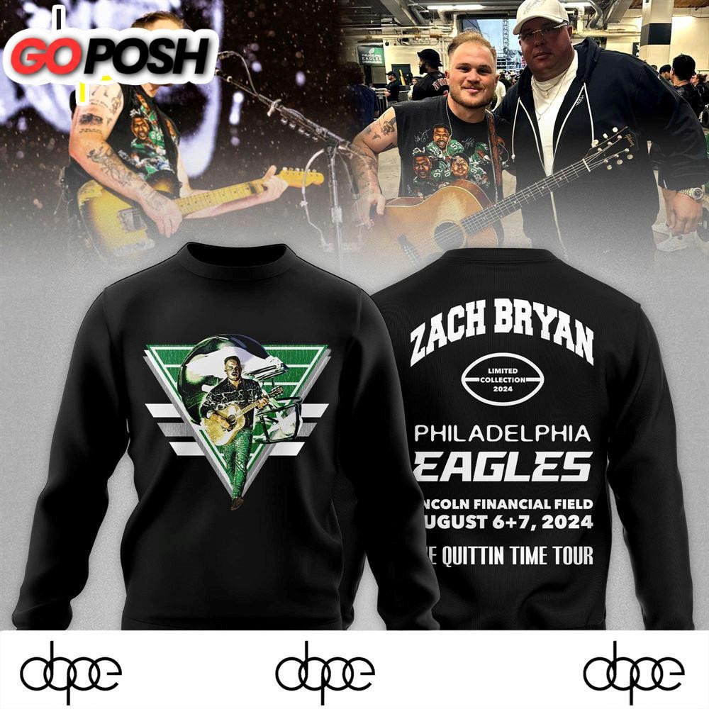 Zach Bryan x Eagles Black Shirt Unisex
